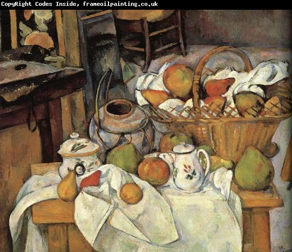 Paul Cezanne La Table de cuisine